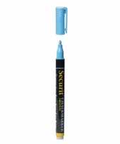 Blauwe krijtstift ronde punt 1 2 mm